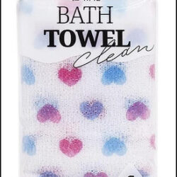 Toalha De Banho Esfoliante Easy Well Heart As Cores Podem V