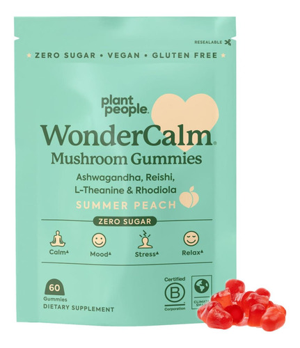 Gomas De Cogumelos Wondercalm Da Plant People - Suplemento N