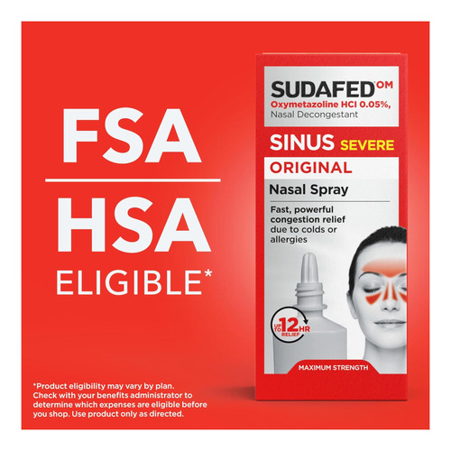Spray Nasal Original Do Seio Sudafed, Descongestionante De E - Imagem 4