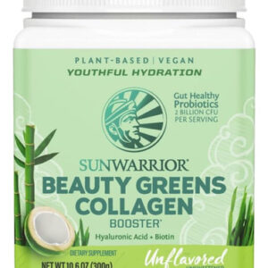 Sunwarrior Beauty Greens Collagen Booster Sem Sabor 300 G