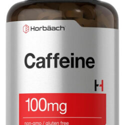 Pílulas De Cafeína Horbäach 100mg 250 Comprimidos Fórmul