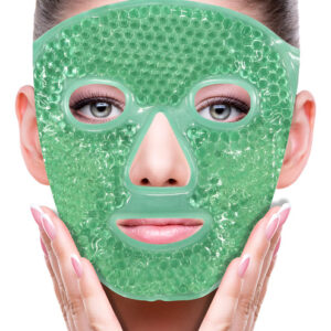 Máscara Facial Para Olhos Ice Pack Znöcuetöd Para Reduzir O