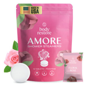 Vaporizadores De Banho Body Restore Aromaterapy Floral Rose