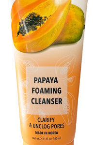 Limpador Moira Papaya Foaming 80ml Para Todos Os Tipos De Pe