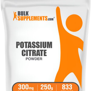 Bulksupplements Poção De Citrato De Potássio 250g - Makeup C