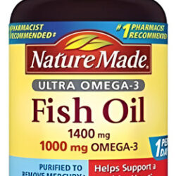 Nature Made Ultra Omega-3 Burpless Fish Oil 1400 Mg Softgels