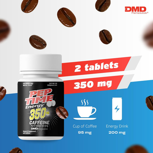 Comprimidos De Energia Peptime, Comprimidos De Cafeína De Vi - Imagem 3