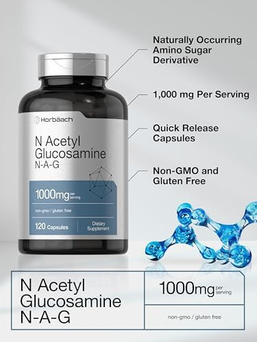 Horbaach N-acetil Glucosamina 1000 Mg | 120 Cápsulas | Compr - Imagem 3