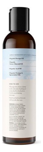 Óleo Corporal Hidratante Orgânico Sky Organics 6 Fl Oz - Imagem 4
