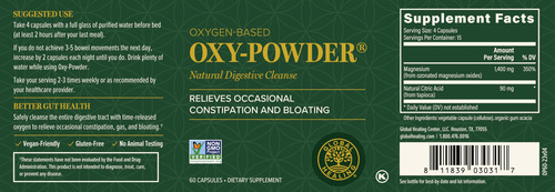 Centro Global De Cura Oxígeno En Polvo Colon Cleanse - Imagem 3