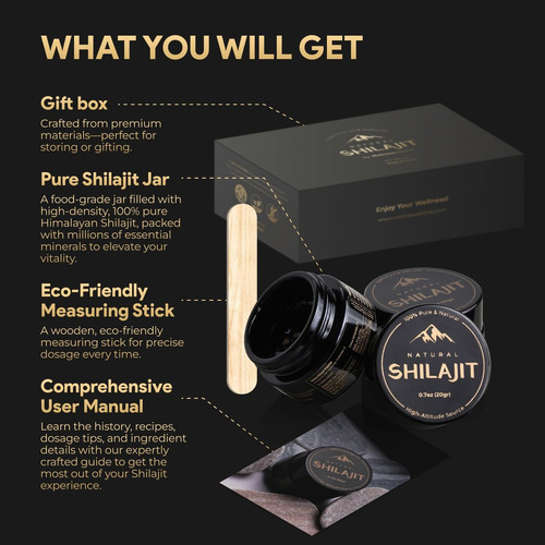 Wellness Veritas Shilajit Orgânico Do Himalaia 20g Com - Imagem 4