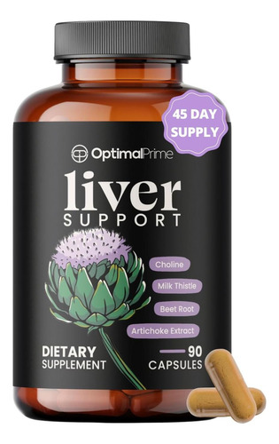 Optimal Prime Liver Cleanse Detox & Repair, Suplemento De Ca
