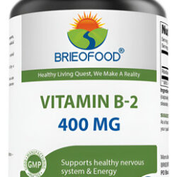 Suplemento Brieofood Vitamina B2 (riboflavina) 400 Mg 120 Cá