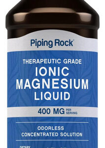 Piping Rock Líquido Iônico Magnésio 400mg 8 Onças Supl