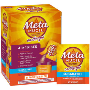 Suplemento De Fibra Metamucil 4 Em 1 Psyllium Sem Açúcar 44