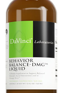 Davinci Labs - Behavior Balance - Dmg Liquid - Um Suplemento