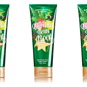 Bath & Body Works Vanilla Bean Noel Body Cream 8 Oz Pacote C