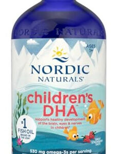 Nordic Naturals Childrens Dha Morango - 16 Onças