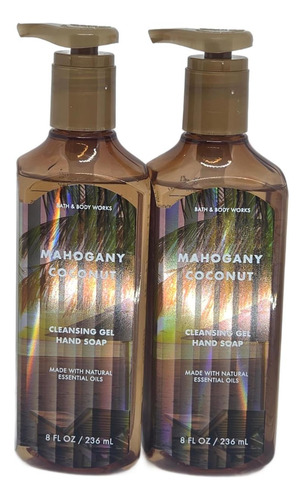 Sabonete Para Mãos Bath & Body Works Coconut De Caoba Gel Ge