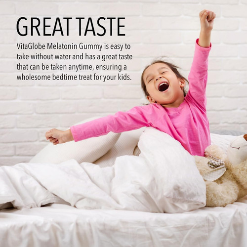 Sono Vitaglobe Kid 1mg Gummy - Suplemento De Ajuda Vegana E - Imagem 5