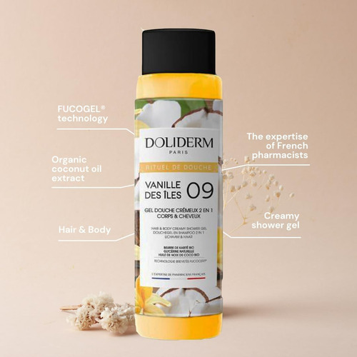 Doliderm Paris Gel De Ducha Cremosa 338 Fl Oz (vainilla De - Imagem 3