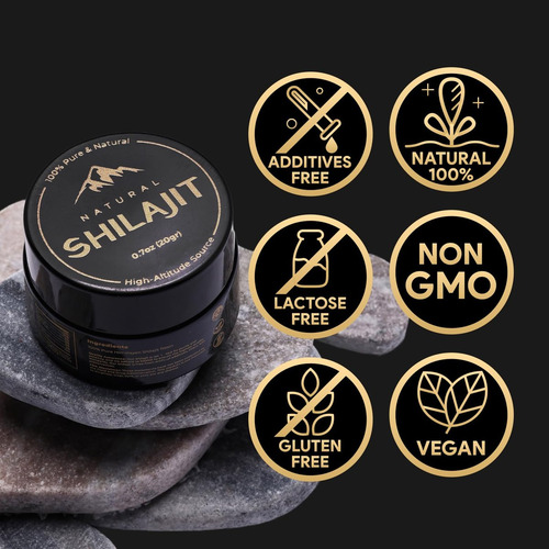 Wellness Veritas Shilajit Orgânico Do Himalaia 20g Com - Imagem 7