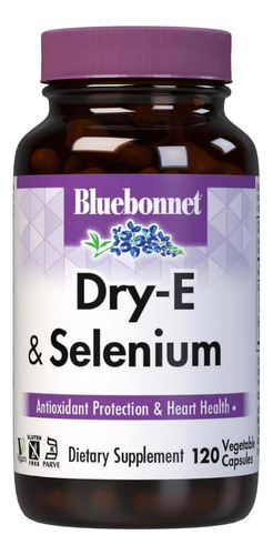 Bluebonnet Dry E-400 Ui Plus Cápsulas Vegetarianas De Selêni