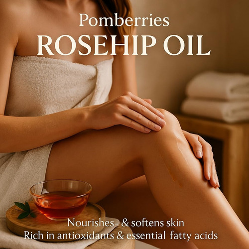 Óleo De Rosa Mosqueta Pomberries 100% Puro E Virgem 16 Oz Ma - Imagem 5