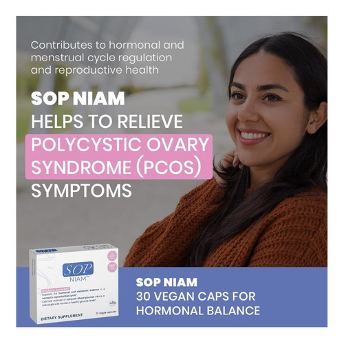Pcos Sop Niam - Suplemento Alimentar Com D-chiro Inositol, V - Imagem 3