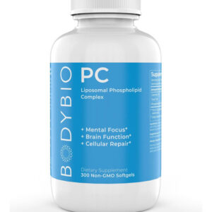 Bodybio Pc 300 Softgels - Suplemento Cerebral Para Memória
