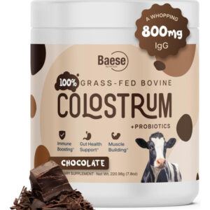 Baese Nutrition Chocolate Orgânico 4000mg Colostro Bovino Em