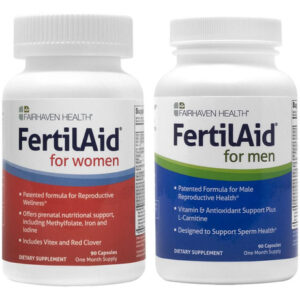 Combinação Fertilaid Para Homens E Mulheres Suplementos De