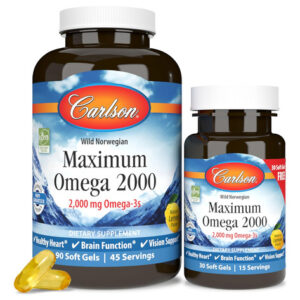 Carlson - Maximum Omega 2000 2000 Mg De Ácidos Gordos Óm...