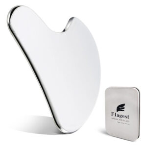 Gua Sha Facial Tools Flagest Em Aço Inoxidável Para Rosto E