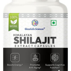 Cápsulas De Shilajit Da Glossilife Sciences Com Piperina 40%