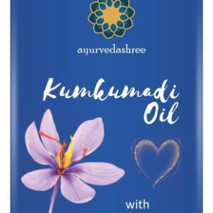Óleo Ayurvedashree Kumkumadi 30 Ml Com Flocos De Ouro