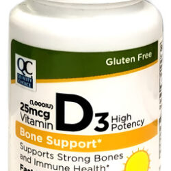 Garrafa De 60 Contagens De Suplemento De Vitamina D3 De Pot