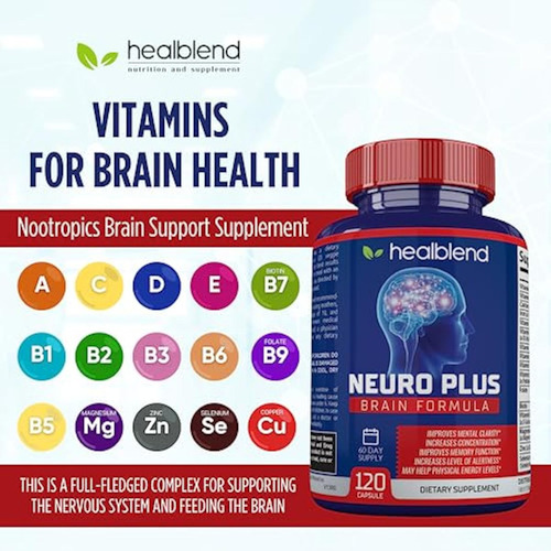 Fórmula Neuro Plus Brain & Focus - Cérebro Nootrópico - Imagem 4