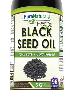 Suplemento De Óleo De Semente Preta Pure Naturals 16 Onças