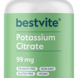 Bestvite Citrato De Potássio 99mg (240 Cápsulas Vegetarianas