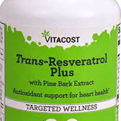 Vitacost Trans-resveratrol Plus - 60 Cápsulas Vegetarianas