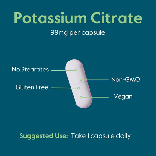 Bestvite Citrato De Potássio 99mg (240 Cápsulas Vegetarianas - Imagem 6