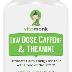 Vitamonk Baixa Dose De Cafeína E Tean - Sem Nervos