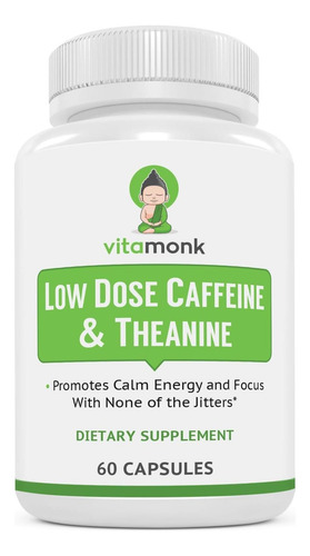 Vitamonk Baixa Dose De Cafeína E Tean - Sem Nervos