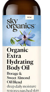 Óleo Corporal Hidratante Orgânico Sky Organics 6 Fl Oz