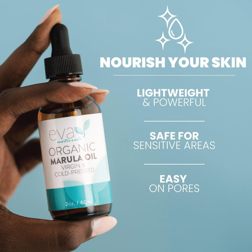 Óleo De Marula 100% Puro Eva Naturals Para Rosto E Corpo Mak - Imagem 6