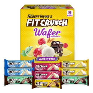 Barras De Proteína De Wafer Fitcrunch, 16g De Proteína E 1-3