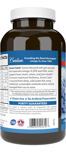Carlson - Teens Smart Catch, 700 Mg De Ômega-3, Desenvolvime - Imagem 3