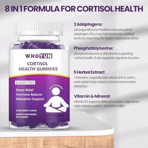Gomas De Cortisol Whoyun Sem Açúcar, Suplemento De Cortisol - Imagem 3