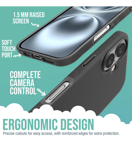 Caso Smartish® iPhone 16 Magsafe - Caso Magnético Magnético - Imagem 3